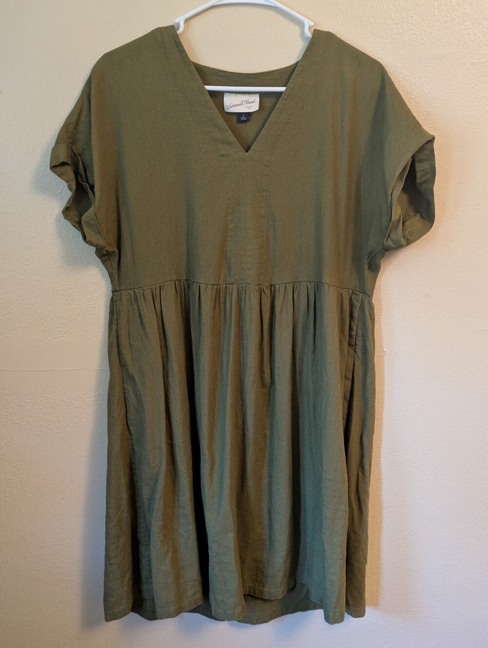 Universal Thread Olive V-Neck Dress